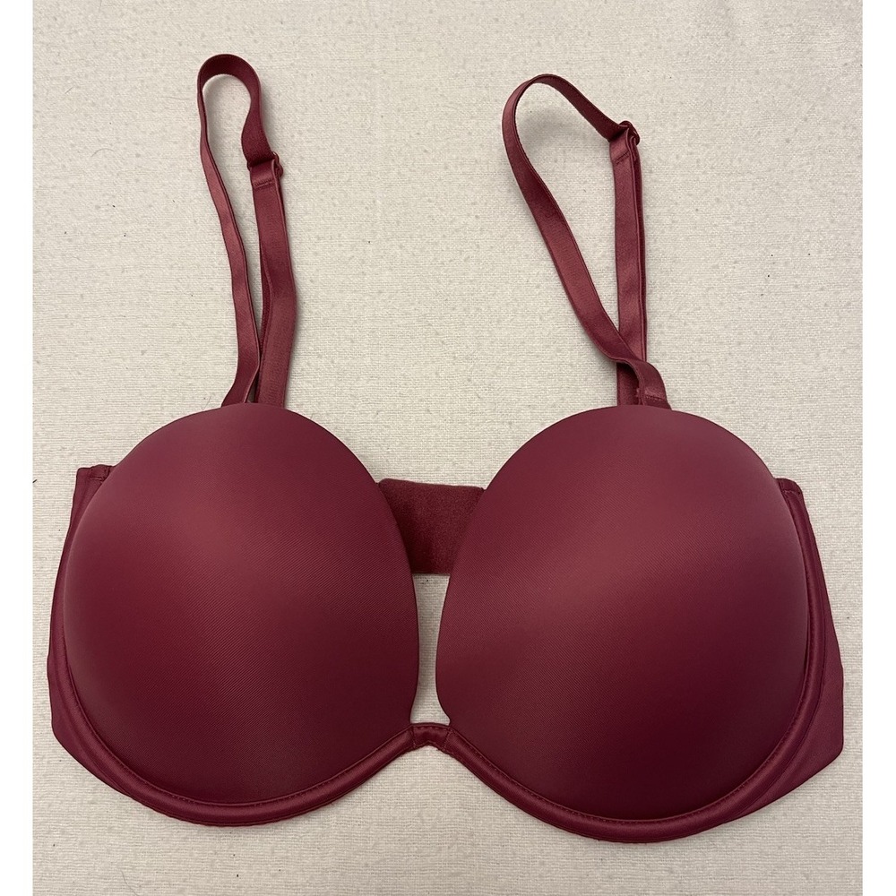 Victoria Secret Pink Women's Bra Underwire Padded Push Up Pink NWOT Sz 32DD